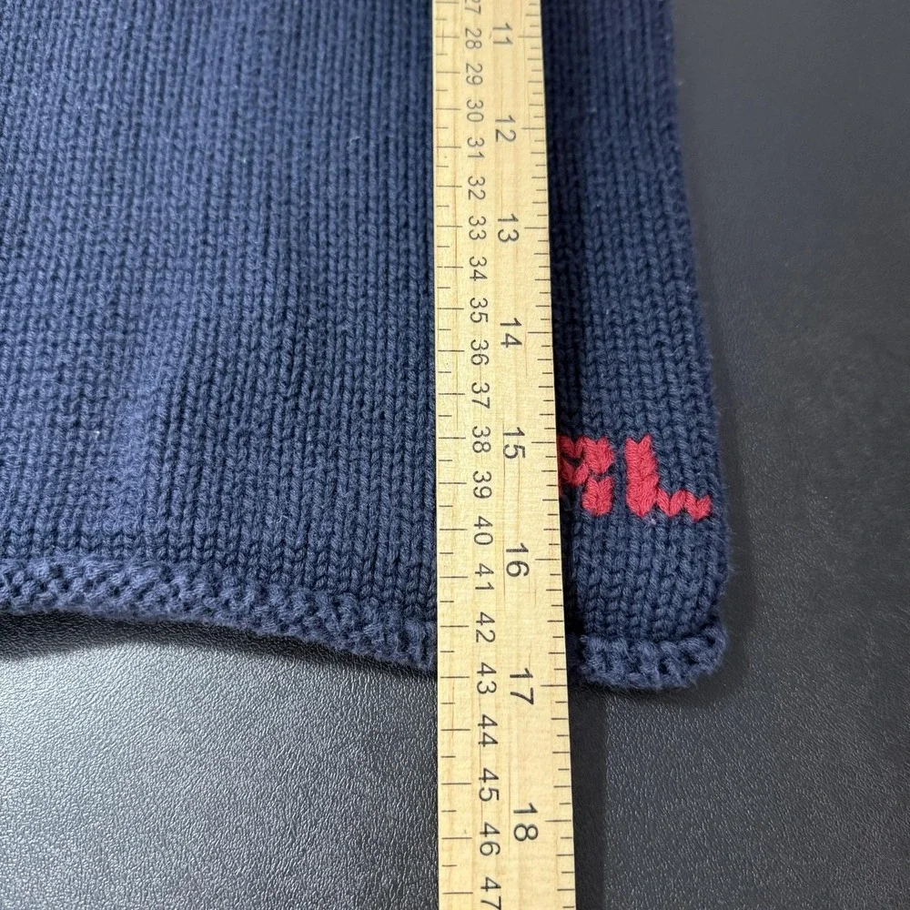 Ralph Lauren Sweater Kids Small Blue American Flag Cotton Knit Crewneck Japan
